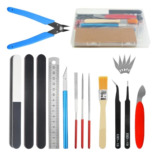 BGTXINGI18pcs modeler Basic Tools Craft set Gundam Model Toolkit ...