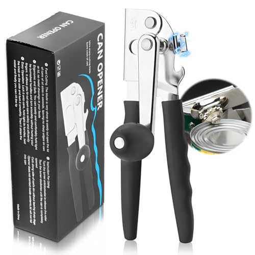 Comparison: Best Can Opener For 10 Cans 6 Roryimke Commercial Can Opener Manual Heavy Duty Stainless Steel Handheld Smooth Edge Can Opener for Seniors for Kitchen