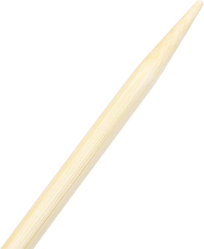 Miniatura 2 de Coopay Agujas de tejer de bambú de 0.394 in x 13.8 in, agujas de tejer de madera cálida para manos artríticas, pasadores de tejer principiantes,