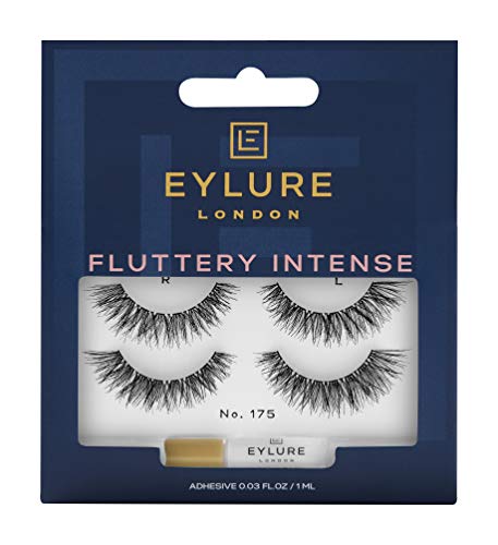 Eylure Fluttery Intense No. 175 Twin Pack False Lashes, Black