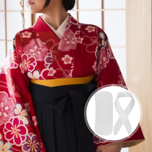 VALICLUD Japanese Collar Core Kimono Accessory with Belt Board Elegant Arch Cut Collar for Traditional Wear Versatile Decoration for Weddings Parties2