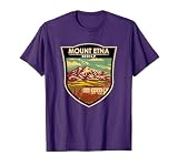 Mount Etna Sicily Landmark Badge Vintage T-Shirt