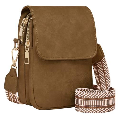 Fuyoula Fashion Small Crossbody Bags for Women Trendy Designer Cell Phone Purses Wallets with Card Holder Anti Theft Travel