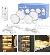 引き取り限定！コーナーキャビネット LEDライト付き　GW限定値下げ！ Amazon.co.jp : Wobane キャビネットライト 4個セット 電球色 棚 led