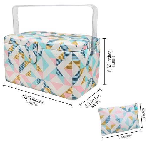 image for SINGER Large Premium Tackle Basket with Emergency Travel Sewing Kit & 