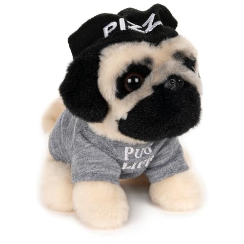 Doug The Pug chapeau à pizza GUND idée cadeau peluche originale - 2
