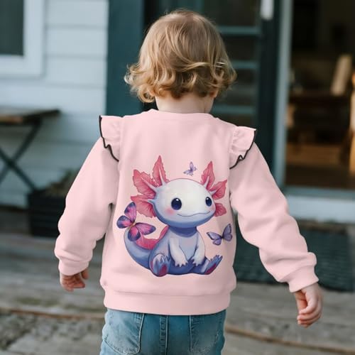 GePrint Girls Sweatshirts Washable Soft Girls Pullover Crewneck Sweatshirt Versatile Daily Wear for little Girls Aesthetic4