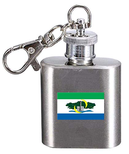 Flasque porte-clés Serra City Espírito Santo avec gravure de précision