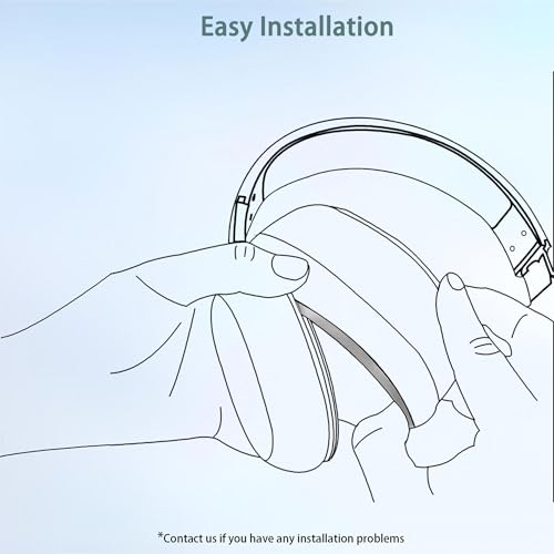 Earpads Cushion Compatible with Status Audio CB-1 Headphone Ear Pads Replacement con cuero de proteína suave y espuma viscoelástica miniatura 5