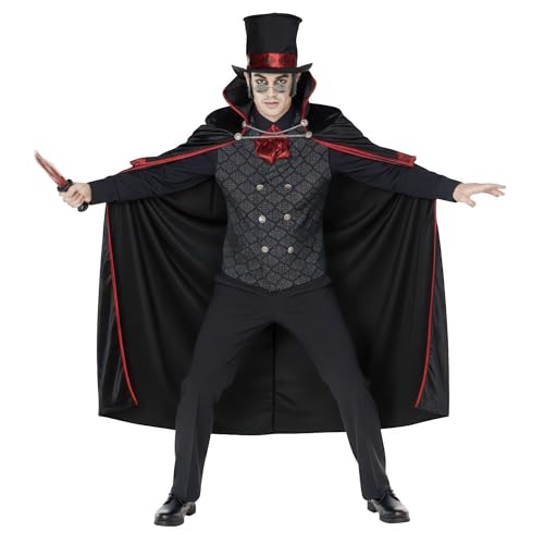Morph Vampire Costume Men, Mens Gothic Vampire Costume, Jack The