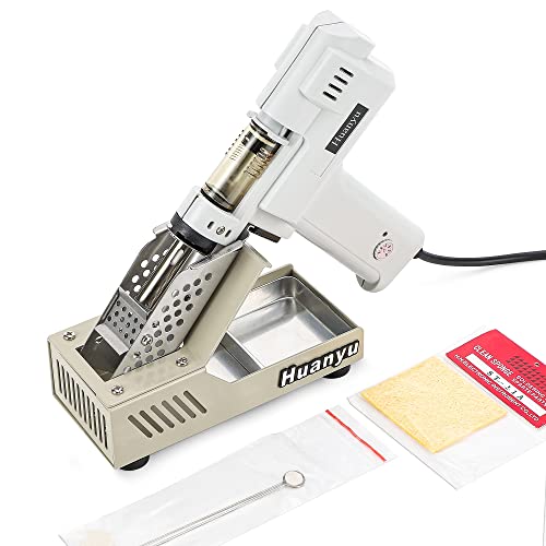 50% Off Discount Huanyu Desoldering Gun 350~450°c Electric Desolder Gun Vacuum Pump Solder Sucker Gun Suction Tin Gun 100W S-993A 110V