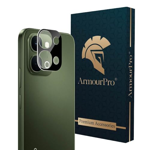 Image of ArmourPro Premium Camera Lens Protection Compatible with Vivo T5x (6.76 Inches) With Edge To Edge Camera Protection Coverage| Black, Pack of 1