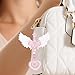 2pcs Cute Keychains, 2 Styles Fashion Dainty Pink Star Heart Keychains Funny Y2K Phone Charms Suitable for Women
