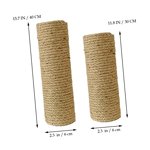 CIYODO 2 Peças De Acessórios Para Estrutura De Escalada Para Gatos Corda De Sisal Para Gatos Substit