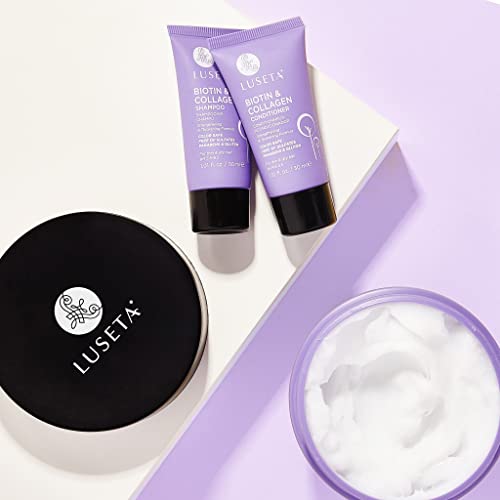L LUSETA Luseta Biotin & Collagen Hair Mask for Dry & Damaged Hair and Growth-Thickening Hair Treatment-Anti Frizz, Nourishment for Thin Hair 8.5 oz