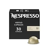 Nespresso Vertuo, Sweet Vanilla, Medium Roast, 30-Count Coffee Pods