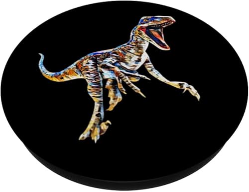 Miniatura 2 de Velociraptor Raptor - PopSockets de dinosaurio intercambiables