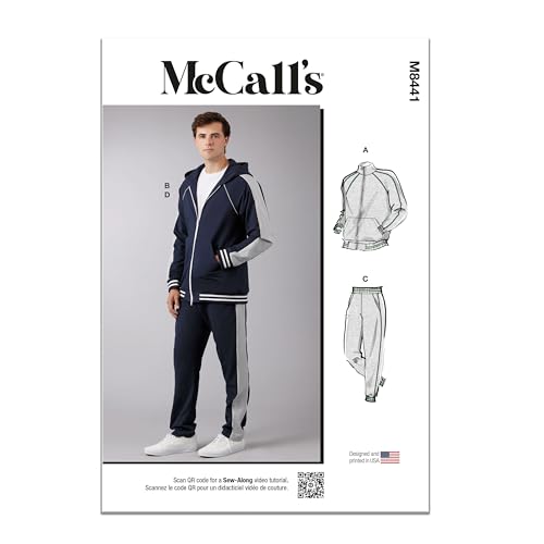 Patron MCCALLS M8441BB veste et pantalon homme tailles 44 à 52