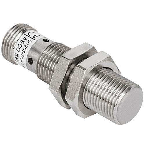 Aeco SI12SS-DC4 PNP NO+NC H S, Inductive Proximity Sensor, 12 mm Diameter, Stainless, 10-30 VDC