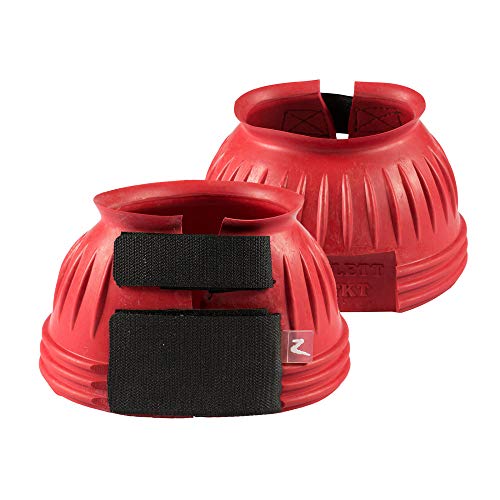 Image of HORZE No Turn Overreach Rubber Bell Boots for Horses