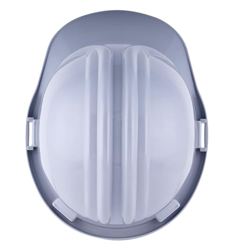 Image of KARAM PN581 Safety Industrial Helmet for Men | Light Weight with Ratchet Type Adjustment | Comfortable Fit & Durable Hard Hat | EN Certified | Grey