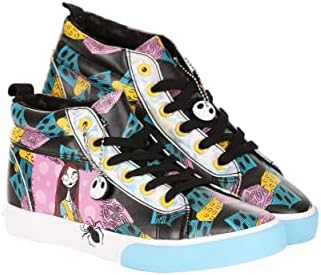 Ground Up Nightmare Before Christmas Sally Women's High-Top Sneakers Size 12 Multicolor | Image 7
