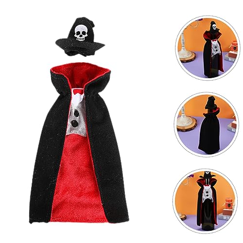 Décoration bouteille de vin d'Halloween originale : le cadeau d'invité idéal