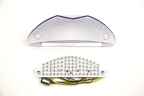 Feu stop LED clignotants transparent boîtier étanche 650GS