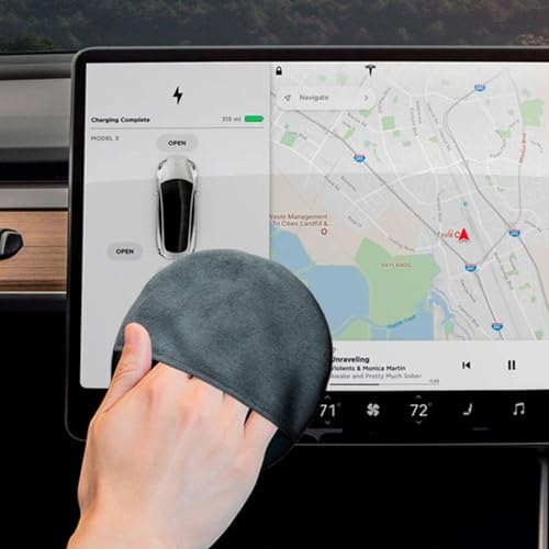 YiNLuax Paño de fibra circular multiusos limpiador de dispositivos electrónicos, suave, portátil, para coche, hogar, viajes, accesorio esencial, almohadilla de fibra densa para limpieza de pantalla - imagen 9