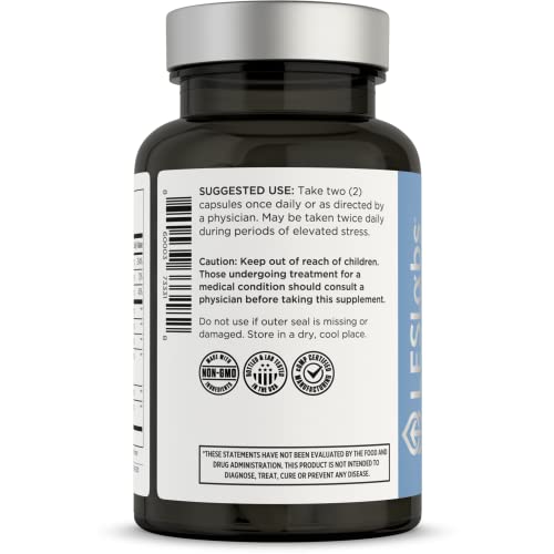 LES Labs GABA Health – Calm Mind & Relaxation, Stress Relief, Neurotransmitter Support & Deep Sleep – GABA, Taurine, Passionflower, Skullcap, L-Theanine & Magnesium – Non-GMO Supplement – 90 Capsules - Image 4