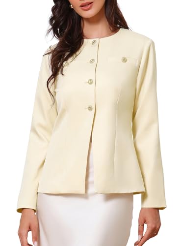 Blazer de travail chic coupe épurée et veste d'affaires minimaliste