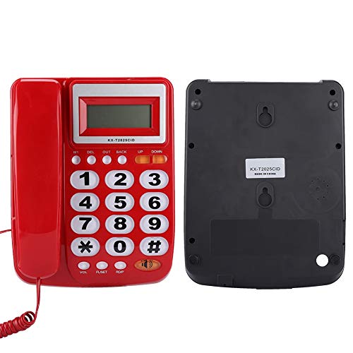 Teléfono de escritorio con cable Pomya con ID de llamada y altavoz miniatura 3