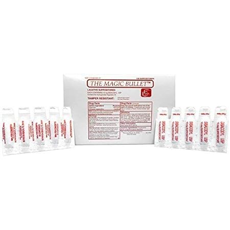 Amazon Com Csccmb100bx The Magic Bullet Suppository 1 Box Of 100 Health Personal Care Amazon Com Csccmb100bx The Magic Bullet Suppository 1 Box Of 100 Health Personal Care