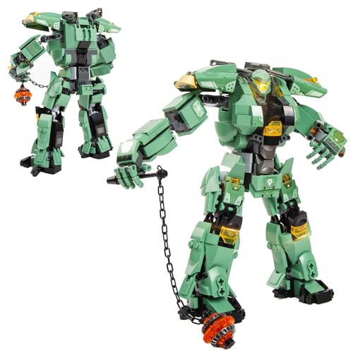 MZMSBAO Transforming Robot Mech Building Block Sets, Destroy Warrior City Soldier Mech Model Action Mech Model Building Kit, Cool Robots Toys Gift for Adults and Kids Boys 6 7 8 10+, （542 PCS）