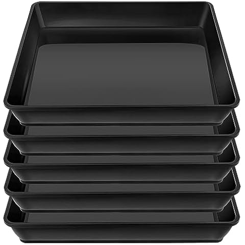 LWALRS Square Plant Saucer 6 Inch 5 Pack Cover
