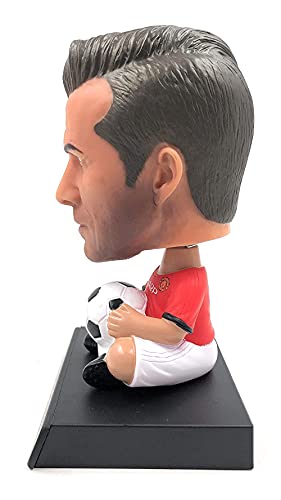 Image of AUGEN Super Hero David Beckham Action Figure Limited Edition Bobblehead with Mobile Holder for Car Dashboard, Office Desk & Study Table (Pack of 1)