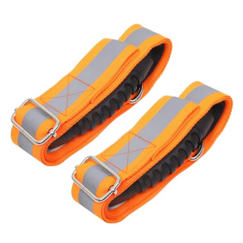 GANAZONO 2pcs Deer Dragging Rope Heavy Duty Reflective Carrier for Outdoor Hunting Compact Portable Handle for Carrying Game Terrains