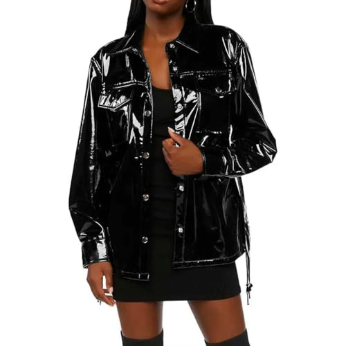 Veste en PVC contre la pluie manteau étanche avec poches homme