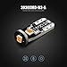SIR IUS LED N3 194 LED Bulbs Extremely Bright 3030 Chipset for Car truck Interior Dome Map Door Courtesy Marker License Plate Lights Compact Wedge T10 168 2825 Amber Orange Yellow Pack of 10