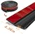 Universal Garage Door Threshold Seals Bottom Rubber Replacement, weatherproofing Garage Door Weather Stripping with Nails (20ft)