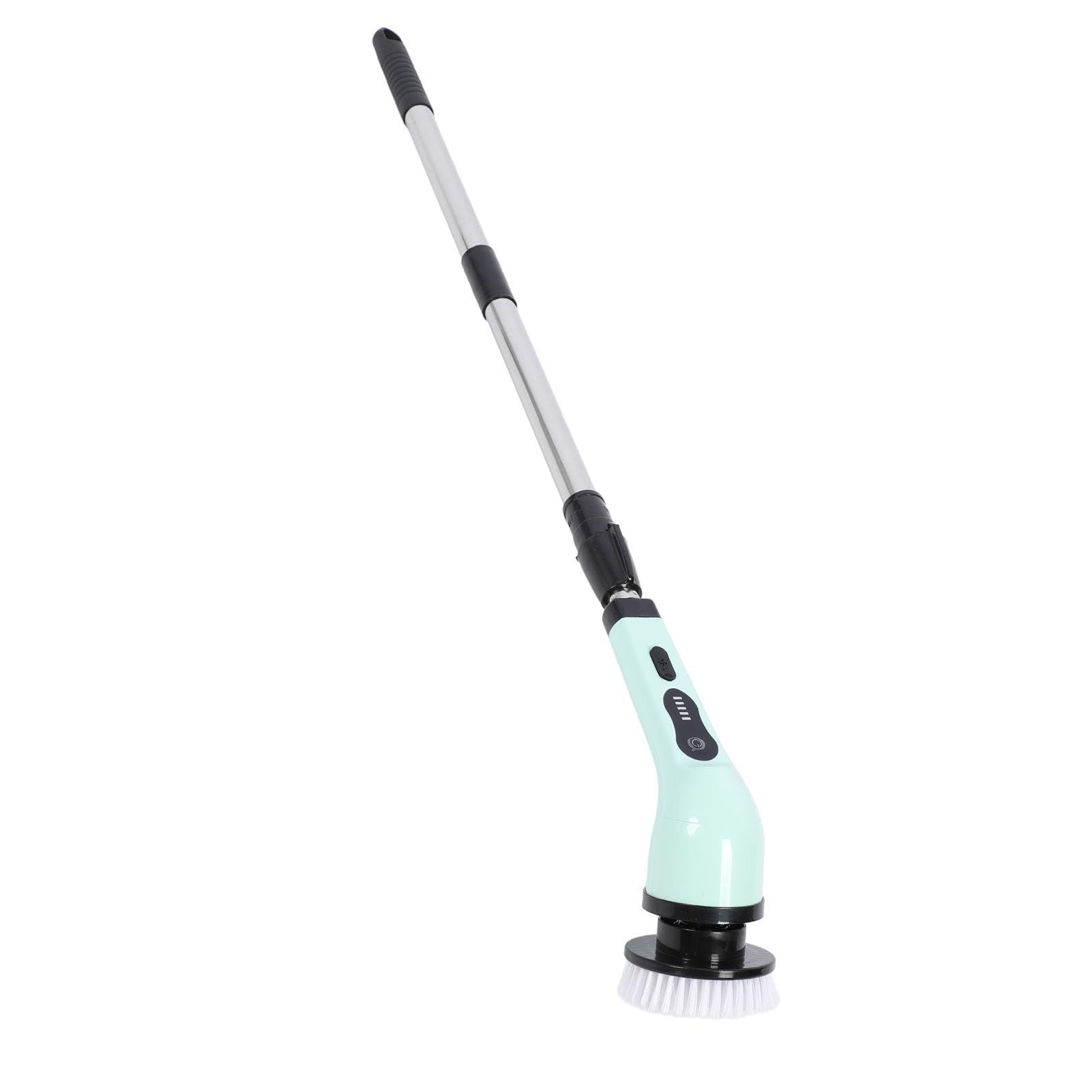 Spazzola Elettrica per Pulizia Senza Fili, Impermeabile, a Lunghezza Regolabile, per Bagno, 9 Testine