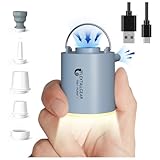 FLEXTAILGEAR Tiny Pump X Portable Air Pump+ Camping Light Ultra-Mini Air Pump with 1300mAh Battery USB Rechargeable for Sleeping Pads Pool Floats Air Bed Air Mattress Swimming Ring