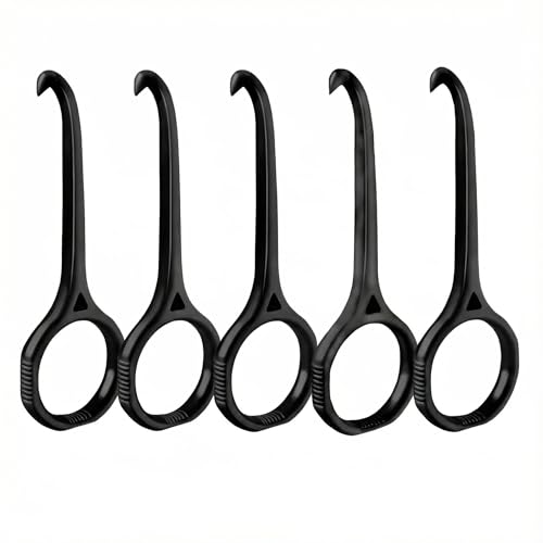 Maoerdental 5PCS Aligner Removal Tool Black Clear Aligner RemoverTools for Invisalign Removable Retainers Aligners Braces Removal Kit (5PCS Black)