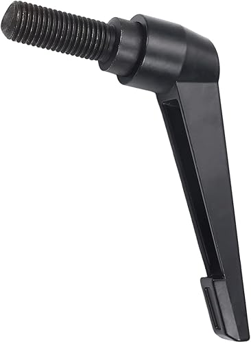 Miniatura 76 de Othmro 2 piezas de palanca de sujeción con rosca M8 Palanca de trinquete, aleación de aluminio ajustable con botón de bloqueo con perno roscado 2