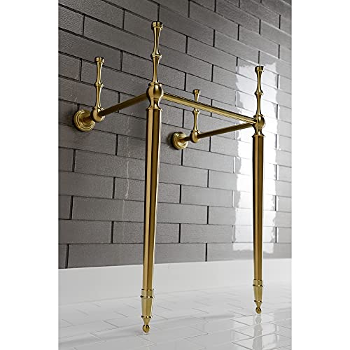 Kingston Brass Vpb30167 Edwardian Console Sink Legs, Brushed Brass, 16 X 15.5 X 30 #TOP4