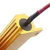 GLL 50W 6Ohm LED Load Resistors for 1157 BAY15D LED Turn Signal Lights (Fix Hyper Flash, Warning Cancellor) with 8pcs Quick Wire Clips, especially for 1157 White/Amber Switchback LEDs