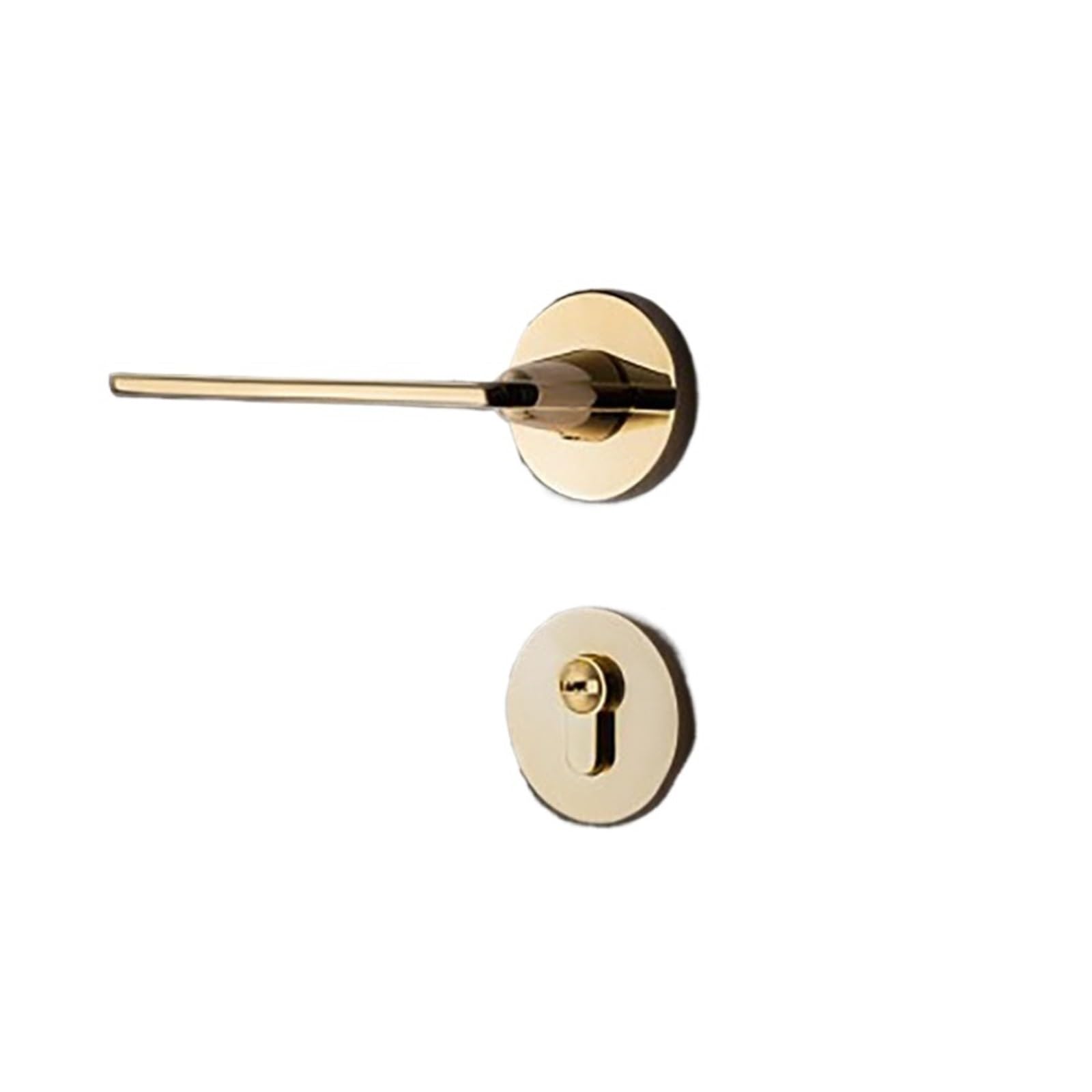 NYRXRYTCA Door Lock Indoor Bedroom Bronze Split Lock Nordic Silent Room Door Lock Simple Magnetic Door Lock Set(PVD)