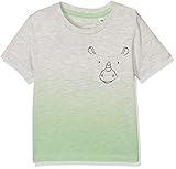  TOM TAILOR Kids Baby-Jungen with Rhino Pocket T-Shirt, Grau (Greyish Beige Melange 8353), 68