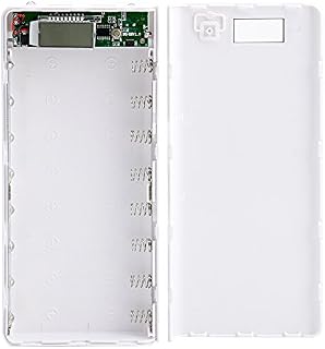 Mimgo Store 30000mAh USB 2 Port Power Bank Case 8x18650 Battery Charger Box