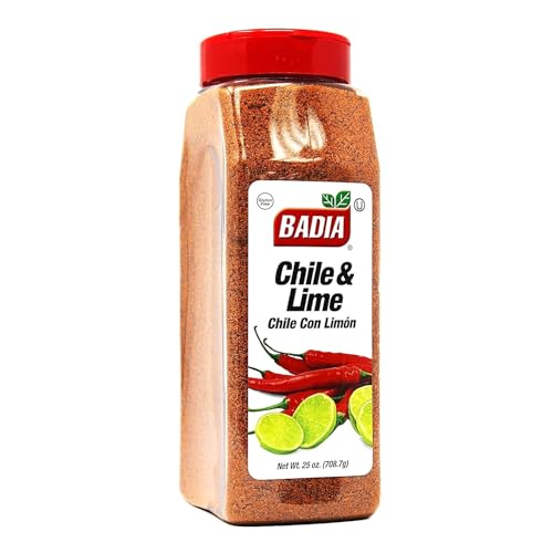 Badia Chile & Lime Seasoning, Chile Con Limon 25 Oz – Spicy Tangy Blend Of Chili Peppers & Zesty Lime